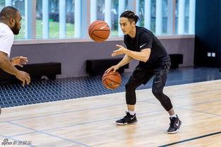 打篮球的明星,篮球巨星的风采与传奇