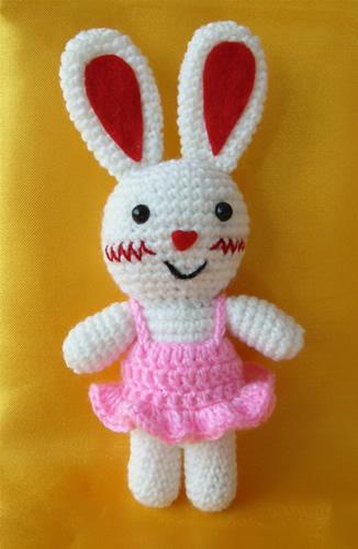 网红小兔子手环编织图解,萌趣手作教程