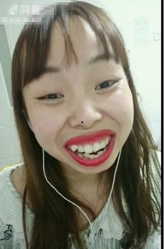 长牙的网红视频女